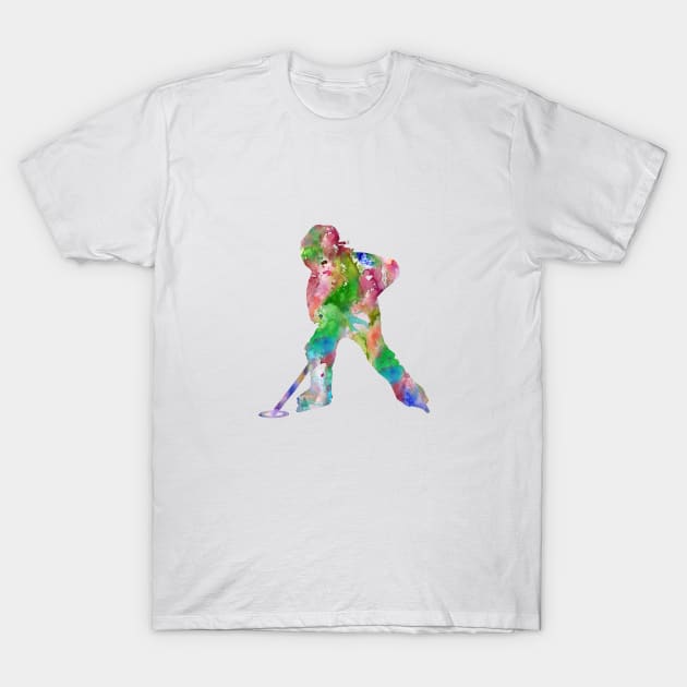 Ringette player T-Shirt by RosaliArt